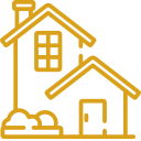 House icon representing residential construction – Elegant Design Construction